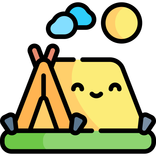 Camping illustration